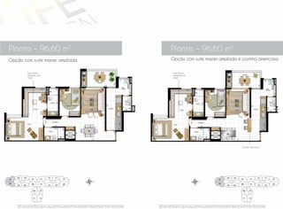 02
01
03
04
05 15 17
07 13 19
08
09
11
10
12
14 20
06 1816
02
01
03
04
05 15 17
07 13 19
08
09
11
10
12
14 20
06 1816
Planta – 96,60 m2
Planta – 96,60 m2
Opção com suíte master ampliada e cozinha americanaOpção com suíte master ampliada
Suíte Master
ampliada com
closet
Suíte Master
ampliada com
closet
Cozinha Americana
Planta-tipo do apto. de 96,60 m2
, final1 do 10
ao 190
pavimentos. Os móveis de dimensões comerciais, objetos de decoração, divisórias, pisos, metais, bancadas e
alguns pontos de iluminação são sugestão de decoração, não fazendo parte do contrato de aquisição. As medidas são internas e de face a face das paredes.
z z
Planta-tipo do apto. de 96,60 m2
, final1 do 10
ao 190
pavimentos. Os móveis de dimensões comerciais, objetos de decoração, divisórias, pisos, metais, bancadas e
alguns pontos de iluminação são sugestão de decoração, não fazendo parte do contrato de aquisição. As medidas são internas e de face a face das paredes.
 