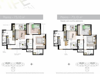 Planta – 73,10 m2
Planta – 73,10 m2
Banheiro
de serviço
Sala com 2 ambientes
( estar e jantar )
Cozinha
Americana
Varanda Gourmet
Ampla Suíte
02
01
03
04
05 15 17
07 13 19
08
09
11
10
12
14 20
06 1816
02
01
03
04
05 15 17
07 13 19
08
09
11
10
12
14 20
06 1816
Opção com cozinha americana
Planta-tipo do apto. de 73,10 m2
, final 3 do 10
ao 190
pavimentos. Os móveis de dimensões comerciais, objetos de decoração, divisórias, pisos, metais, bancadas e
alguns pontos de iluminação são sugestão de decoração, não fazendo parte do contrato de aquisição. As medidas são internas e de face a face das paredes.
Planta-tipo do apto. de 73,10 m2
, final 3 do 10
ao 190
pavimentos. Os móveis de dimensões comerciais, objetos de decoração, divisórias, pisos, metais, bancadas e
alguns pontos de iluminação são sugestão de decoração, não fazendo parte do contrato de aquisição. As medidas são internas e de face a face das paredes.
z z
 