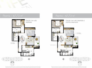 Planta – 67,73 m2
Planta – 67,73 m2
Opção com sala
ampliada
02
01
03
04
05 15 17
07 13 19
08
09
11
10
12
14 20
06 1816
02
01
03
04
05 15 17
07 13 19
08
09
11
10
12
14 20
06 1816
Opção com sala ampliada e
cozinha americana
Sala ampliada
com 3 ambientes
Sala ampliada
com 3 ambientes
Cozinha Americana
z z
Planta-tipo do apto. de 67,73 m2
, final 10 do 10
ao 190
pavimentos. Os móveis de dimensões comerciais, objetos de decoração, divisórias, pisos, metais, bancadas e
alguns pontos de iluminação são sugestão de decoração, não fazendo parte do contrato de aquisição. As medidas são internas e de face a face das paredes.
Planta-tipo do apto. de 67,73 m2
, final 10 do 10
ao 190
pavimentos. Os móveis de dimensões comerciais, objetos de decoração, divisórias, pisos, metais, bancadas e
alguns pontos de iluminação são sugestão de decoração, não fazendo parte do contrato de aquisição. As medidas são internas e de face a face das paredes.
 