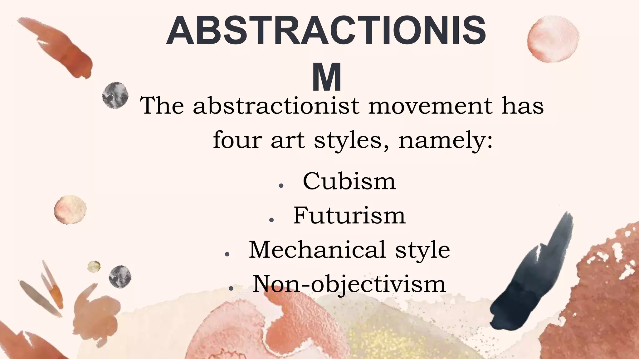 Characteristics of Various ART MOVEMENTS.pptx