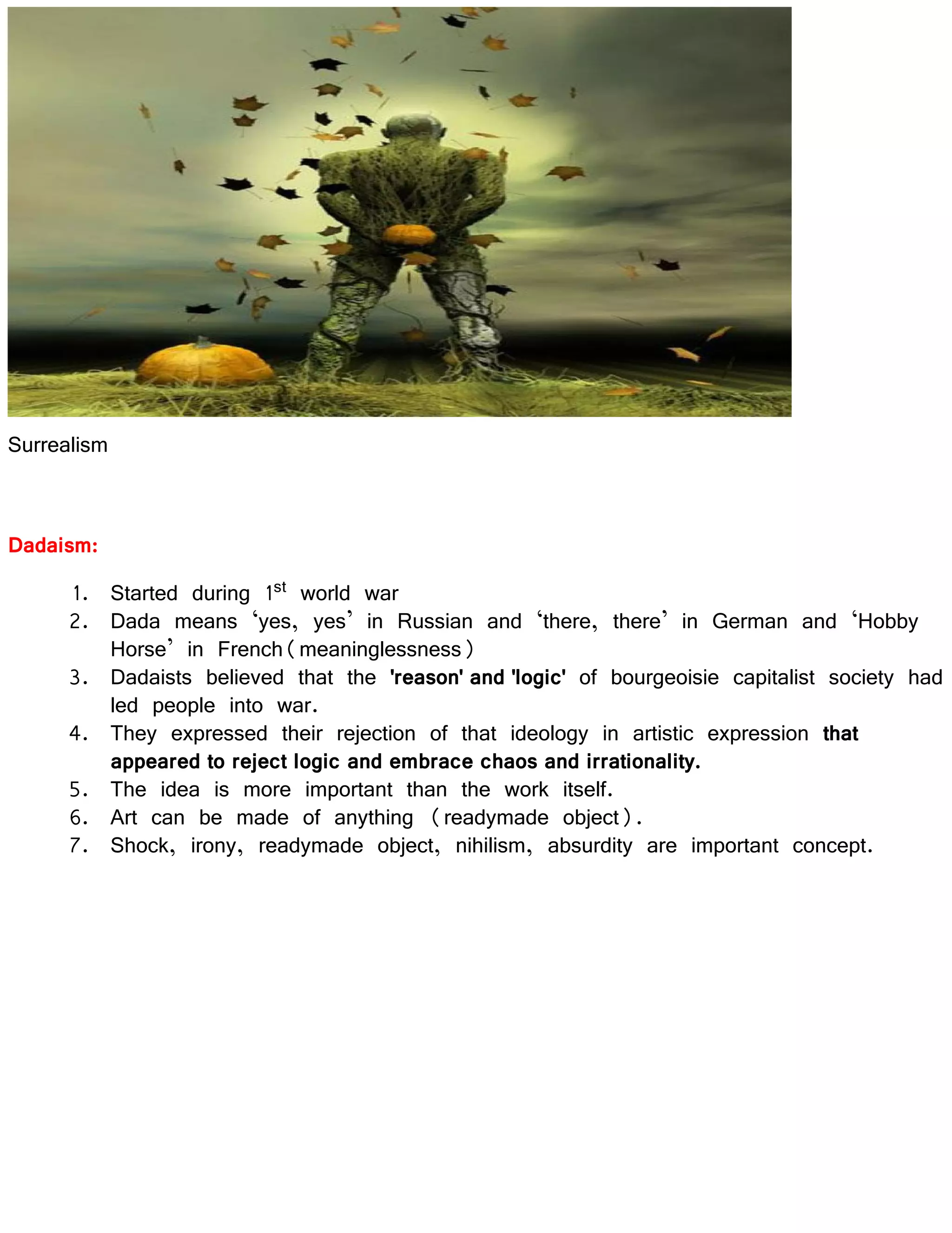 Art movements explained | PDF