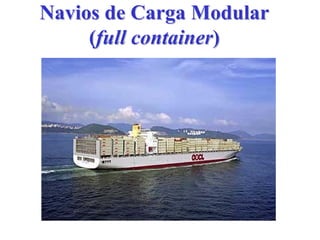 Navios de Carga ModularNavios de Carga Modular
((fullfull containercontainer))
 