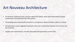 Art Nouveau Architectural. | PPTX
