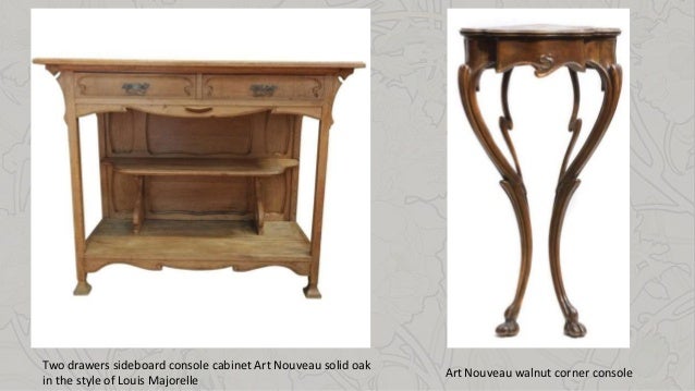Art Nouveau Furniture Interiors And Accessories