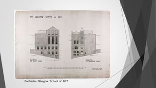 Fachadas Glasgow School of ART
 
