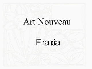 Art Nouveau Francia 