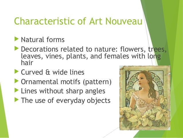 Characteristics Of Line In Art : Art nouveau furniture design