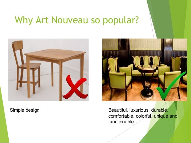 Art Nouveau Furniture Design