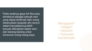 Art Nouveau In Architecture | PPTX