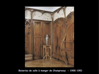 Boiseries de salle à manger de Champrosay  - 1900-1901 