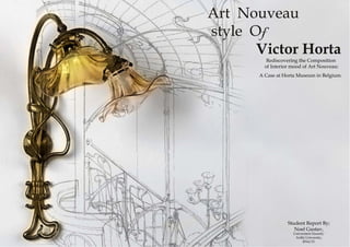 Art nouveau style of victor horta