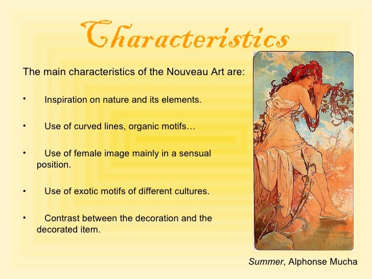 Characteristics Of Line In Art : Art nouveau and antoni gaudi