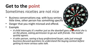 Niceties Examples Art of conversation | PPS