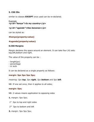 Art of css | DOC | Web Design and HTML | Internet