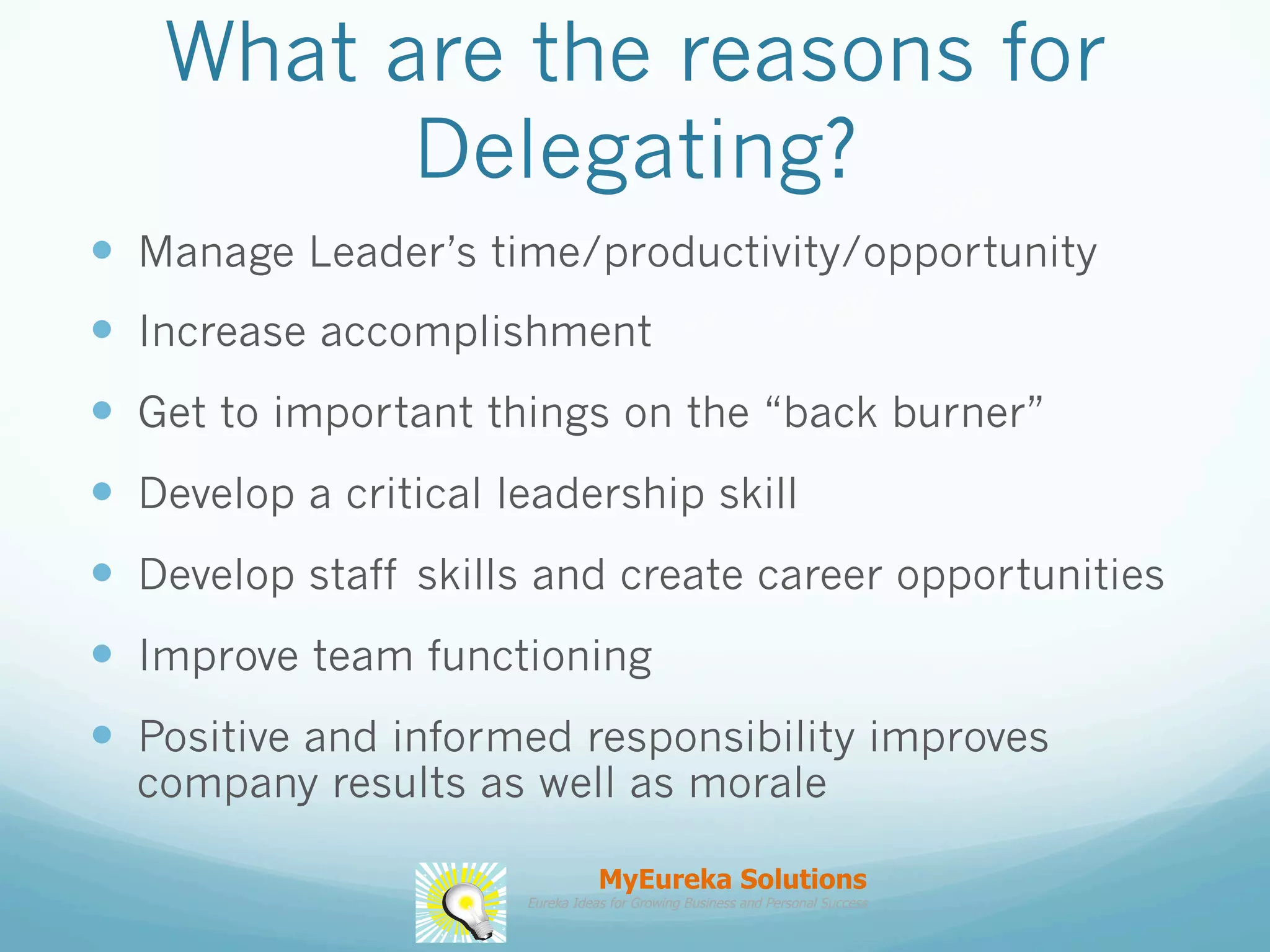 Art of Delegation, A Practical Guide | PDF