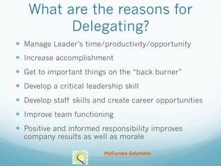 Art of Delegation, A Practical Guide | PDF