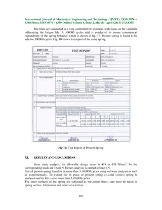 Spring Fatigue Chart.pdf Art of fatigue analysis of helical compression spring used in two | PDF