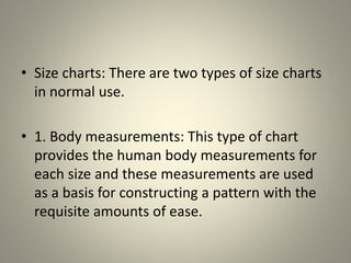 Body Grading Size Art of grading | PPTX
