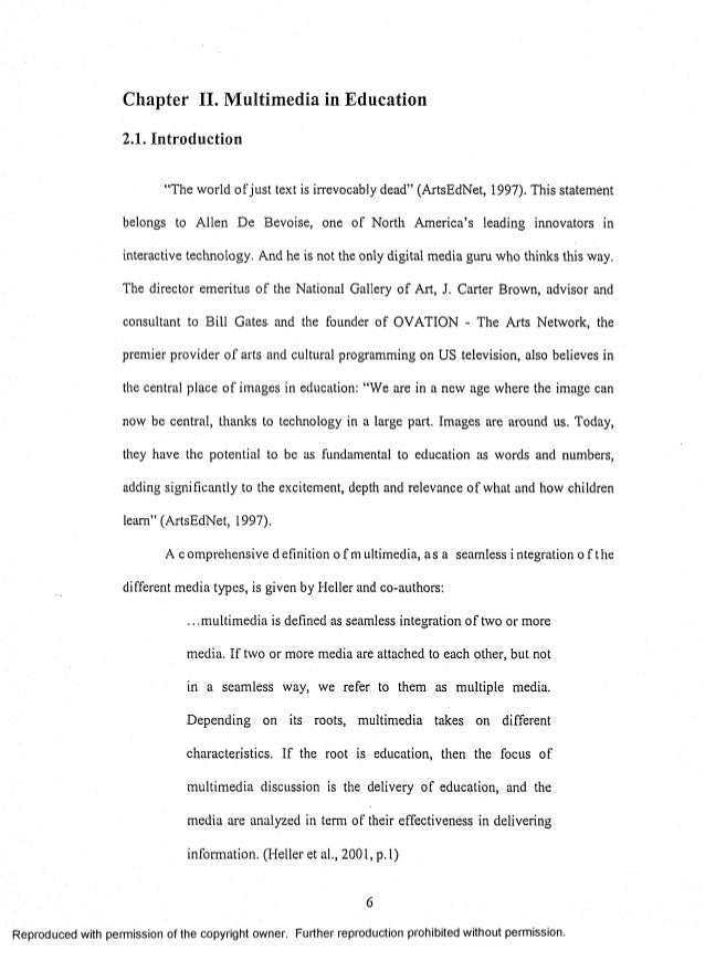 Education thesis idea image