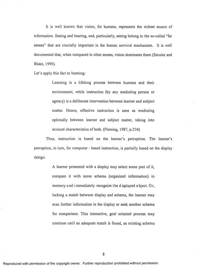 Questionnaire on multimedia impact on education picture