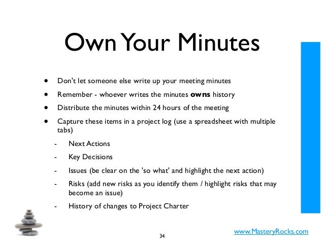How to write up minutes of meetings