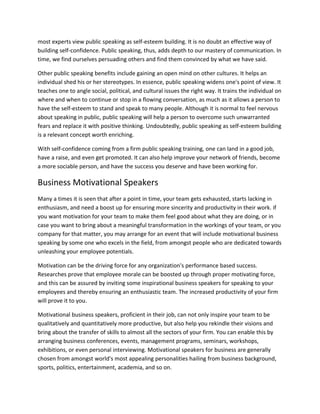 Art of public speaking | DOC