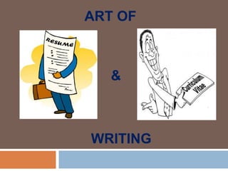 ART OF
&
WRITING
 