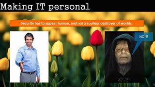 The Art of
Seduction*
*or, “How Information Security can improve your sex life.”
 