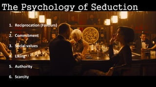 Commitment and Consistency
Once we make a choice or take a
stand, we will encounter personal
and inter-personal pressures to
behave consistently with that
commitment.
When we “commit” we want to
believe in a positive outcome.
 