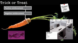 Risk reduction
Find out what
people fear…
…Then make it go
away.
 