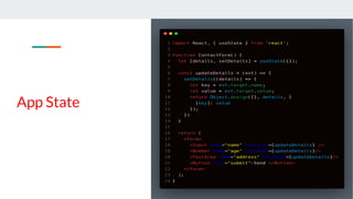 Art of state management in react | PDF