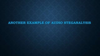 Art of Steganography | PPTX