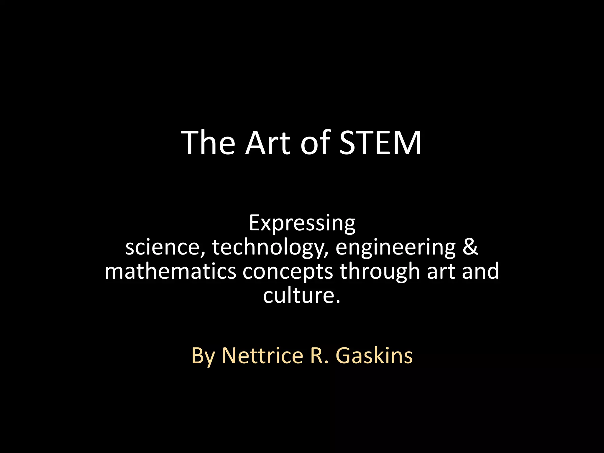 The Art of STEM PPT