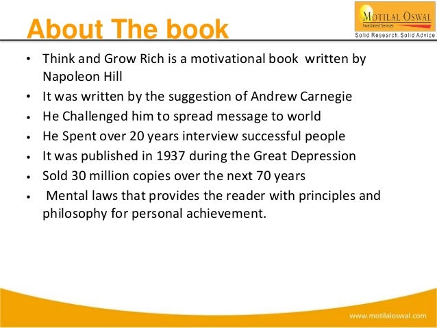 Think And Grow Rich Napoleon Hill