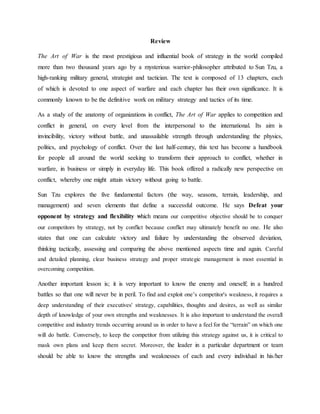 Art of war | DOCX