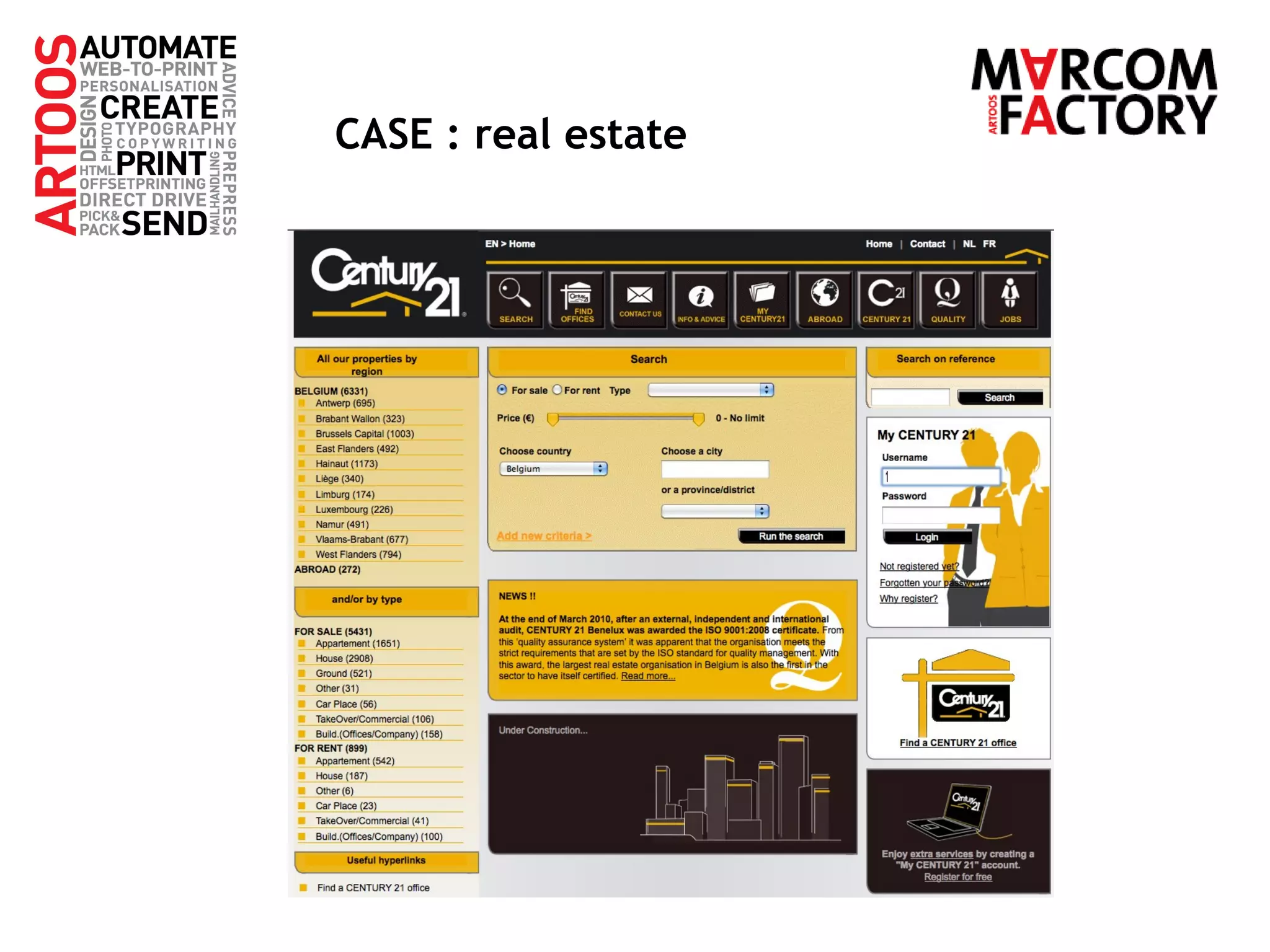 CASE : real estate 