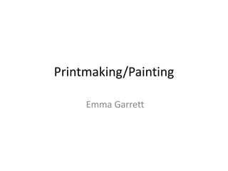 printmaking 