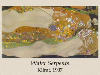 Water Serpents Klimt, 1907 