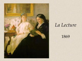 La Lecture 1869 