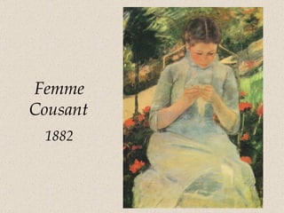 Femme Cousant   1882 
