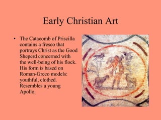 [object Object],Early Christian Art 