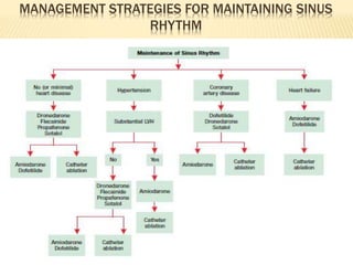 MANAGEMENT STRATEGIES FOR MAINTAINING SINUS
RHYTHM
 