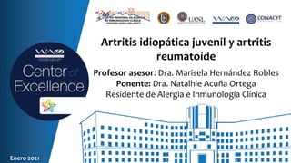 Sesión Académica del CRAIC "Artritis idiopática juvenil y artritis reumatoide"