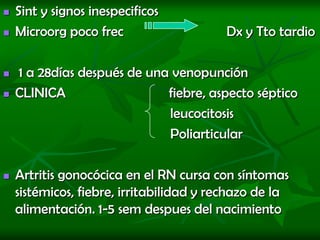 MOVILIZACION PRECOZMovilización postoperatoria pasiva asistidaNutrición del cartílagoMejora el intercambio hístico de sustratos dentro de la art afectadaEvita la lesión articularFavorece la distribución ATB dentro del liq articularLiberación de bridas