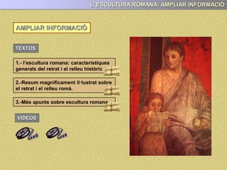 Els del monument estan
longitudinalment en per una geomètrica
3.- EL RELLEU HISTÒRIC
està decorada amb motius vegetals (fulles d’acant) , mentre que a
s’hi representen escenes mitològiques i històriques destinades a
Els relleus realitzats amb un i un extraordinari ,
destaquen especialment per la extraordinària aconseguida
mitjançant
També destaquen per la que mostren els dels
personatges representats.
PAU17
PAU17
PAU17
PAU17
 