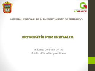 Dr. Joshua Contreras Cortès
MIP Gissel Yobreli Ángeles Durán
 