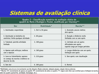 Sistemas de avaliação clínica
 
