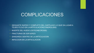 ARTROSIS PATOLOGIA DE LA ARTRITIS REUMATOIDE | PPT | Descarga Gratuita
