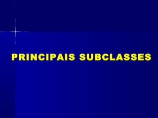 PRINCIPAIS SUBCLASSES
 