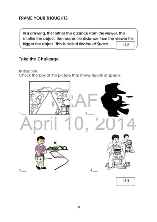 k to 12 grade 3 learning material in arts